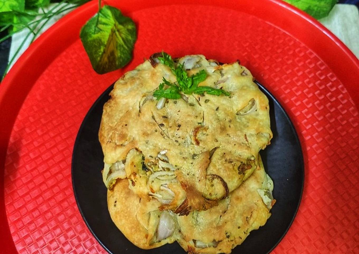 Afghani onion bread