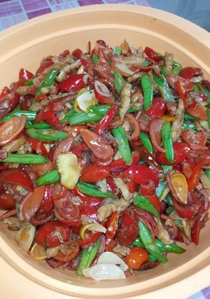 Foto resep Oseng kulit mlinjo campur sedep gurih👍👍😋😋