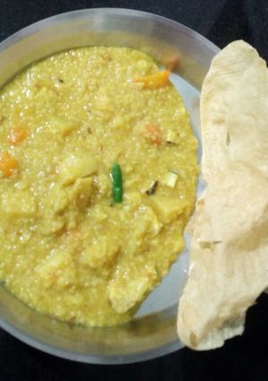 দালিয়ার খিচুড়ি (Daliar Kichuri recipe in bengali) রেসিপির প্রধান ছবি