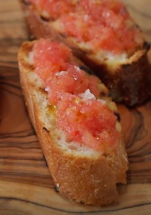 Frühstück Tomatenbrot Rezepthauptbild