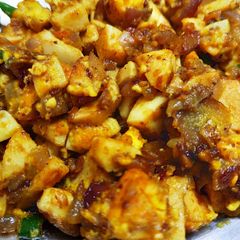 A picture of Boiled egg bhurji.