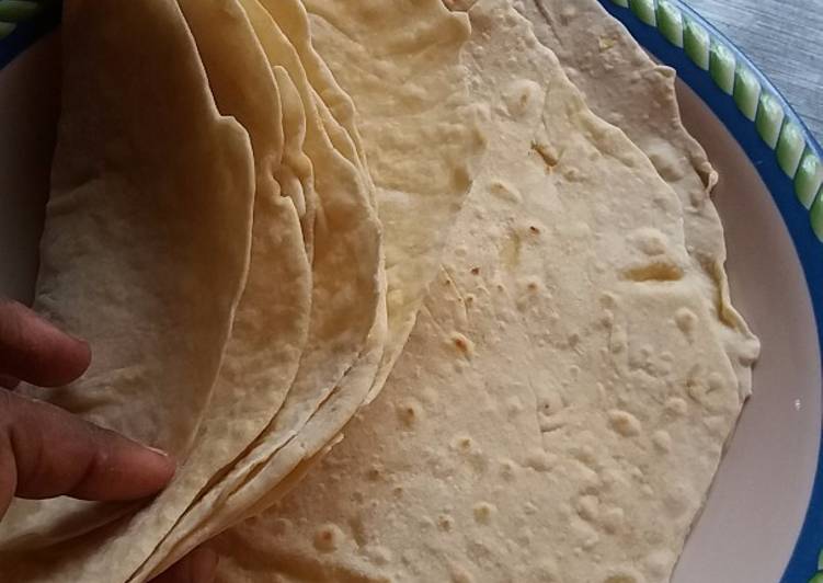 Recipe of Homemade Flour tortillas