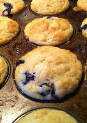 A picture of Blueberry muffins.