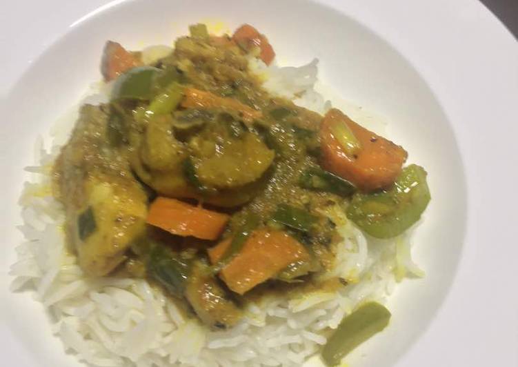 Recipe of Favorite Chicken Veggies Curry Sauce