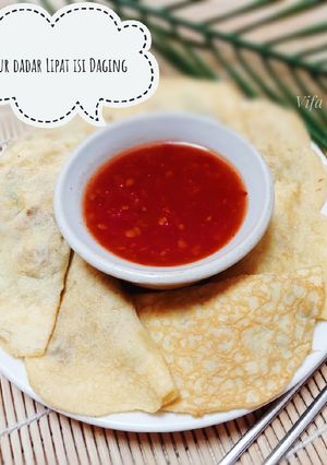 Foto resep Telur Dadar Lipat isi Daging