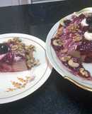 Delicia de frutos rojos light con queso light y yogur natural