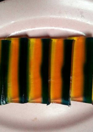Foto resep Jelly Rainbow Ku