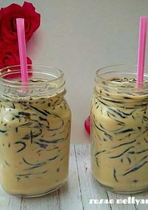 Foto resep Es cincau serut gula merah