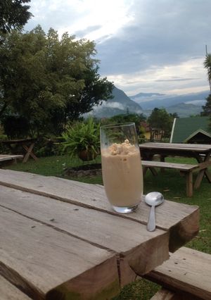 Una foto de Crispetas con crema de avena con sabor a café