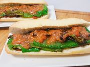 Una foto de bocadillo salado