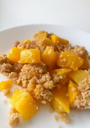 Une photo de Crumble aux mangues