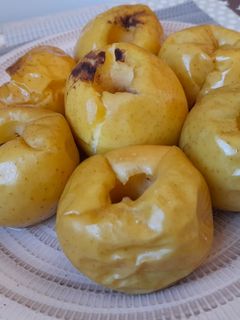 Una foto de Manzana asadas a la canela
