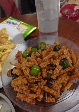 Foto resep Tempe Cabai Ijo ala Ambu ArkaAli