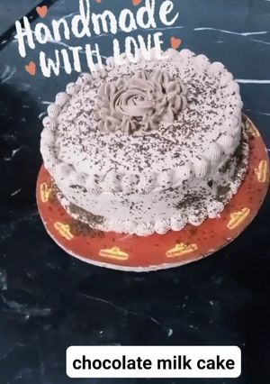 A picture of Chocolate Milk cake.