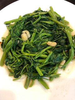 蒜炒空心菜 的食譜成品照片