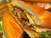 A picture of barbecue pulled chicken