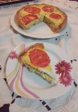 Quiche - francia pite recept fotója