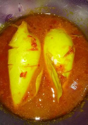 Foto resep Cumi isi tahu asam pedas