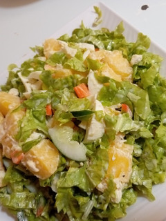 A picture of Simple potato salad.