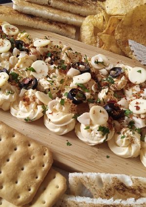 A picture of Cheesey Chilli Butter Board.