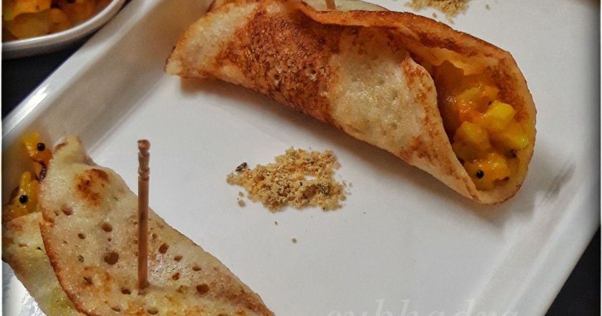Mini Dosa Stuffed Mini Dosas Recipe by Subhadra Arya ...@my_kitchentreasures ...