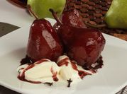 Una foto de postres faciles con peras
