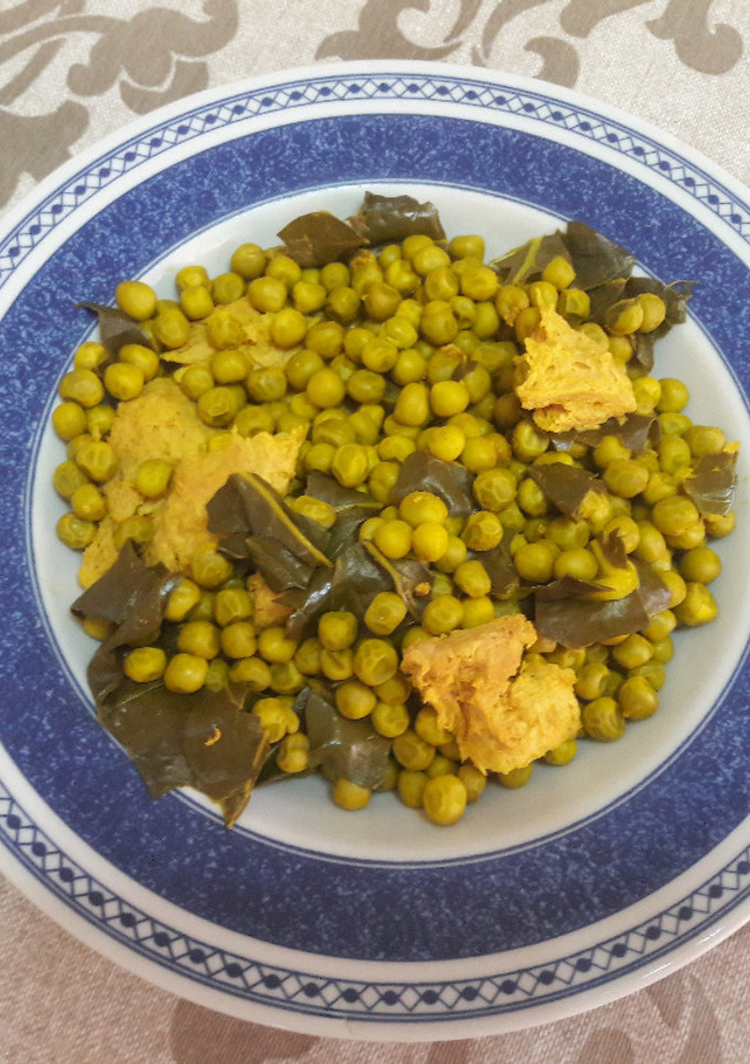 Una foto de "Guisantes especiados de la Roma Imperial" veganos