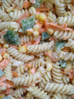 صورة لوصفة سلطه معكرونة ومايونيز 🍜😍