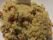 A picture of leftover basmati