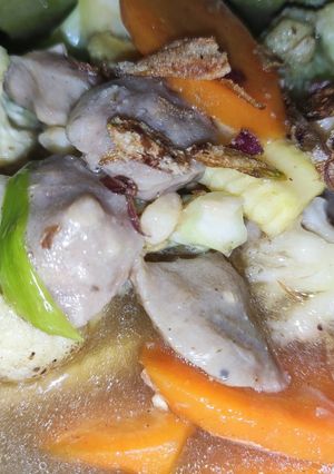 Foto resep 1. Capcay sayur bakso