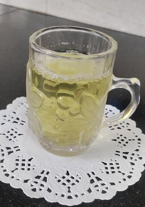 A picture of Ajwain Jeera Saunf Kadha.