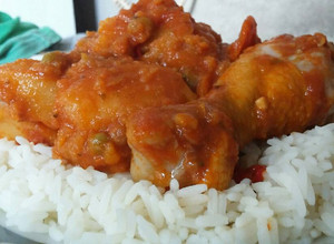 Una foto de Estofado de pollo.