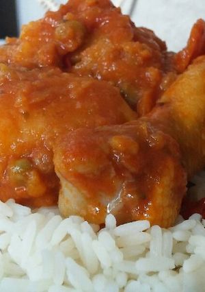 Una foto de Estofado de pollo.