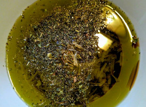 Una foto de BALSÁMICO Con Orégano, Ajo y Aceite de Oliva...!