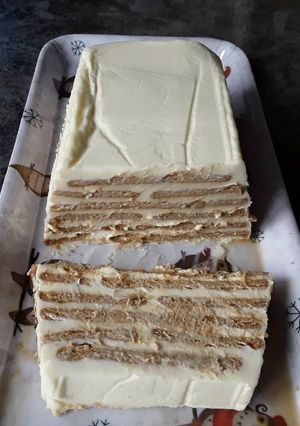 Foto principal de Tarta de galleta con crema de limón