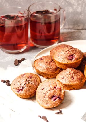 Foto de Muffins de Frutos Vermelhos Sem Glúten