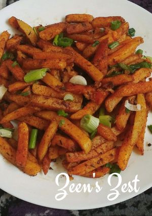 A picture of Chilli Garlic Fries.