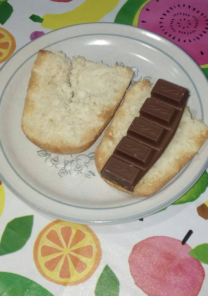 Una foto de Pan con chocolate