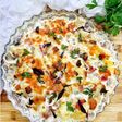 Coliflor con bacon gratinado