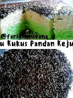 Foto resep Bolu Kukus Pandan Keju