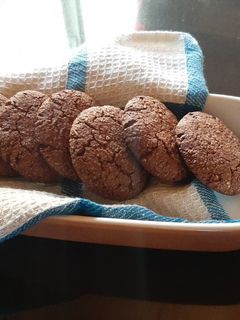 Una foto de Galletas de cacao y avena
