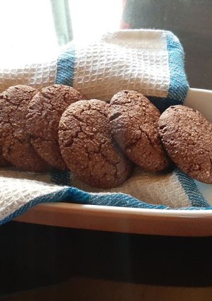 Una foto de Galletas de cacao y avena