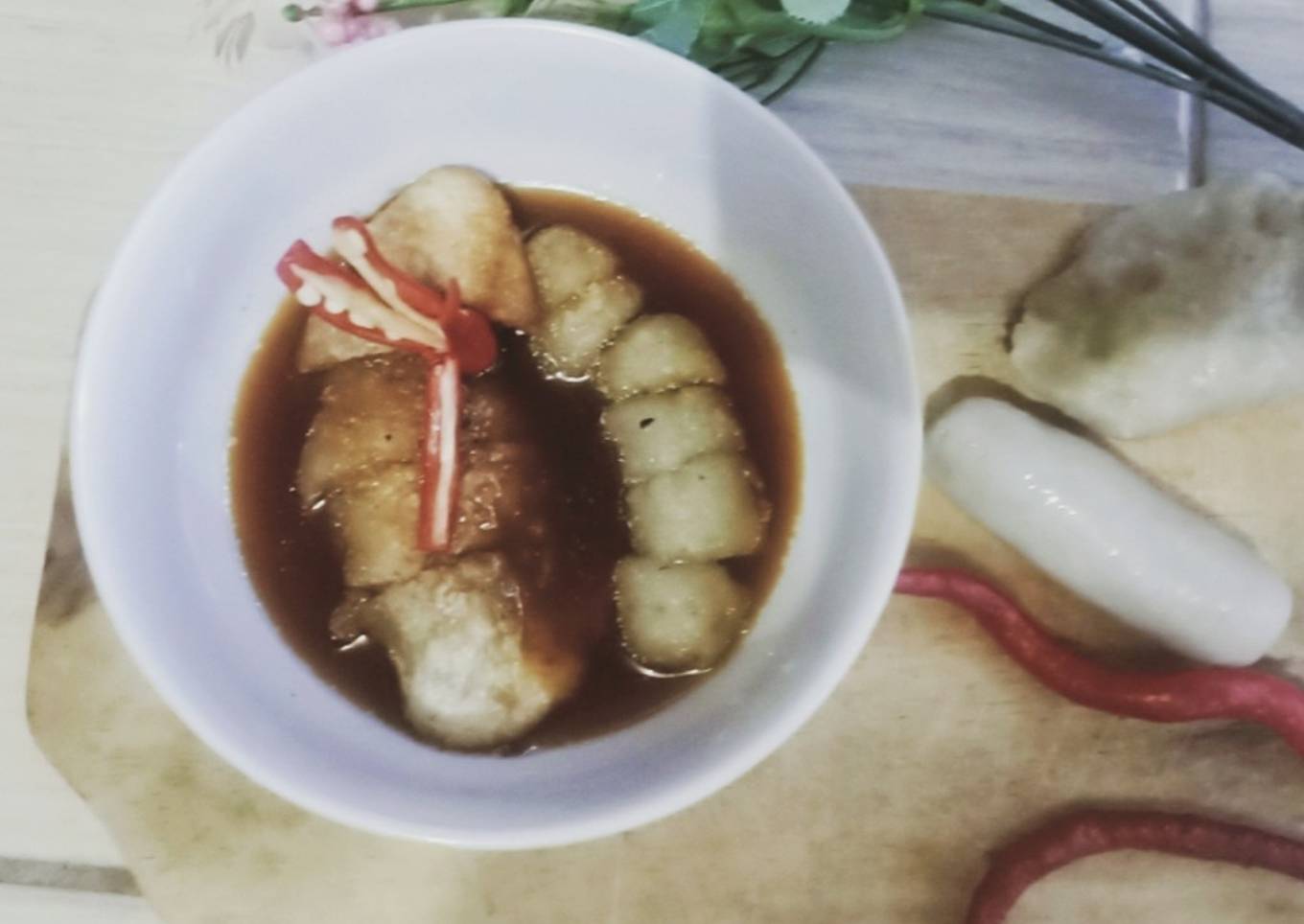 Pempek tanpa ikan enak