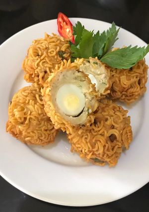 Foto resep Bola rambutan ayam & udang#bekalsekolahanak