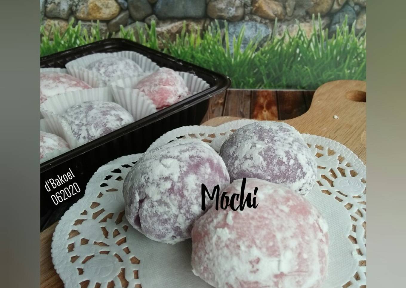 Resep Mochi isi coklat oreo