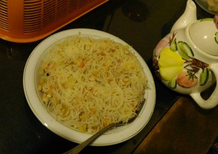 Bihun ayam giling