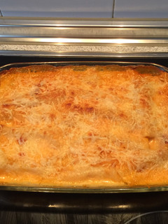 Una foto de Canelones de atún