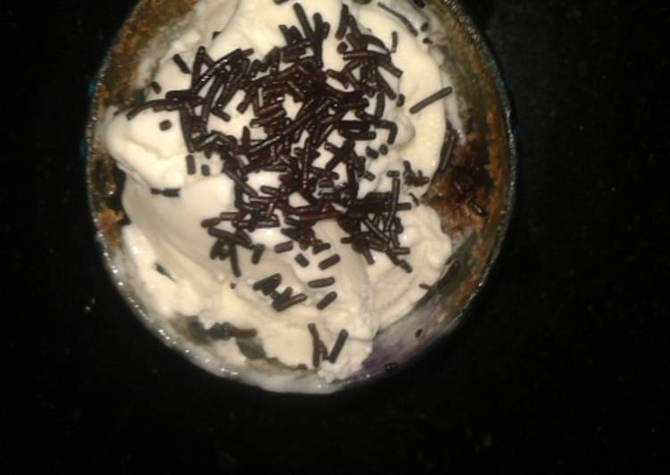 How to Prepare Speedy No oil  microwave cohocolate brownie