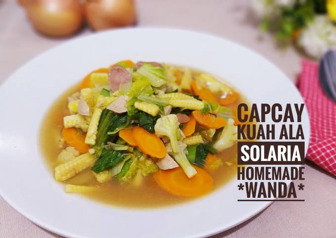 Resep Capcay Kuah Ala Solaria Oleh Josephine Octora Wanda Cookpad