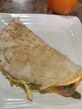 Desayuno de Pan Pita con Huevo y Jamón